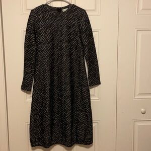 SILVER and Black Dress Size L